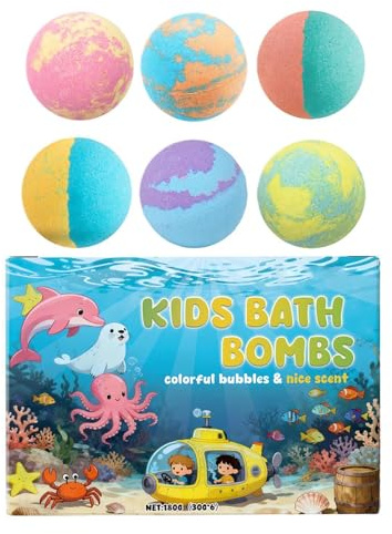Bola De Baño De Burbujas Para Adultos: Juego De Bombas De Bano Portátiles De 210 G Para Mujeres | Bolas De Sal Con Fragancia Hidratante | Bola De Baño De Espuma De 6 Piezas | Accesorios De Ducha Para