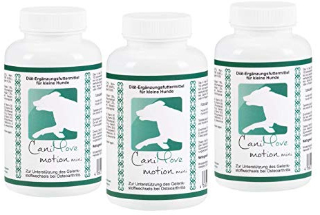 3 Dosen CaniMove Motion mini: Das Sparpaket mit 300 Tabletten. Mit Glucosamin, MSM, Hyaluronsäure und mehr