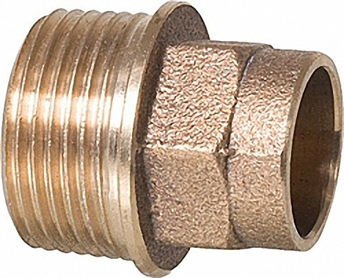 Rotguß-Lötfitting Übergangsnippel mit Außengewinde Typ 4243g 42 x 1 1-4''