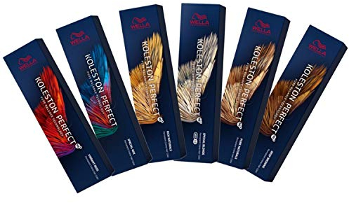 Wella Professionals Koleston Perfect Vibrant Reds - Permanente Haarfarbe - Professionelle Coloration mit bis zu 100% Grauabdeckung & Me+ Farbtechnologie – 6/34 Dunkelblond Gold‑Rot, 60ml