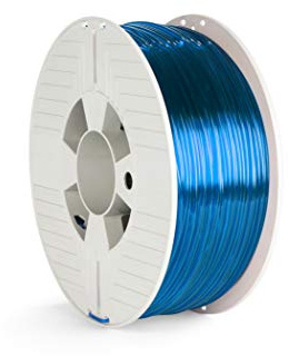 Verbatim 55064 - Filamento Pet-G 2, 85 mm, Color Azul Transparente