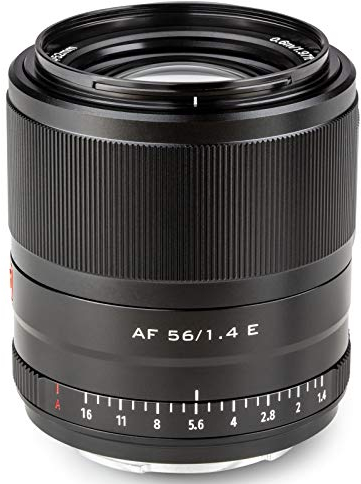 VILTROX AF 56mm f/1,4 F1.4 APS-C objectifde Portrait Standard Objectif APS-C focale Fixe pour Sony E-Mount Camera A7riv A7III A7RII A7S A7 A9 A9II A6600 A6400 A6300 A6000