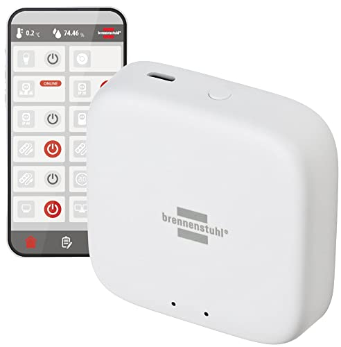Brennenstuhl Connect Zigbee Gateway GWY CZ 01 (Zigbee Bridge für die Steuerung von Zigbee Smart Home Geräten von Brennenstuhl)