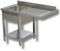 Ristoattrezzature Lavello in Acciaio Inox - Professionale, per Cucine Ristoranti e Pizzerie - 1 Vasca, Gocciolatoio a Sbalzo a Dx - 120x60x85h