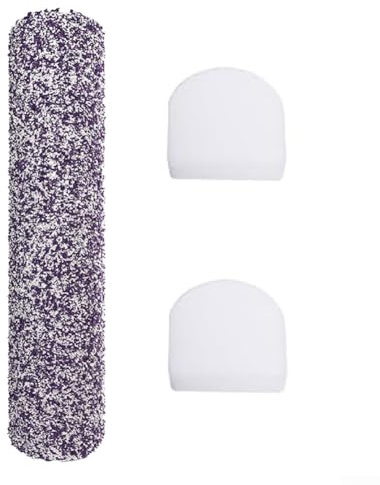 Feegow Ersatz-Bürstenrolle für Bissell für Crosswave Staubsauger mit 2 Schwamm, Staubsaugerzubehör für effiziente Schmutz- und Tierhaarentfernung (Walzenbürste)