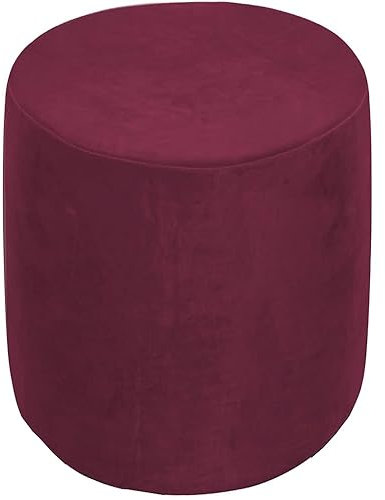 Hockerbezug Quadratisch 35x35/40x40/60x60 Fußhocker Bezug Ottomane Rund Schonbezug Stretch Husse für Fußhocker Ottomanischer Hocker-Bezug Überzug Hocker Protector Waschbar(#20,Diameter:75cm)