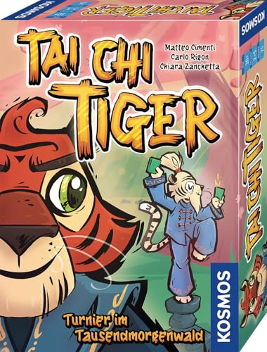Kosmos Tai Chi Tiger | Kartenspiel für 2-5 Personen ab 10 Jahre, Spürt das Chi, zückt die Karten