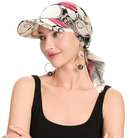 ZLYC Damen Beanie Chemo Headwear Brim Visor Hat