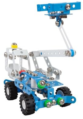 Constructor Atlas – Metallbauspiel – 211 Teile – Babywagen-LKW zum Zusammenbauen – STEM Box ab 8 Jahren