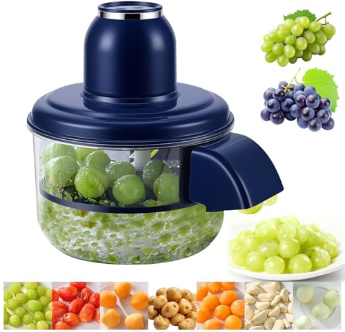 Automatic Grape & Garlic Peeler Machine,Electric Potato Peeler Electric Peelers for Potatoes and Fruits,Tomatoes,and Cherry,Rechargeable Kitchen Tool for Home Use,Camping,and Commercial Catering