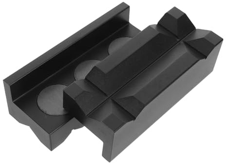 BAZEITFLOW Mini Magnetic Alloy Bench Vise Pads Jaw Cushions Anti-Pinch Non-Slip Protection for Automotive Woodworking Metalworking Clamping and Repair