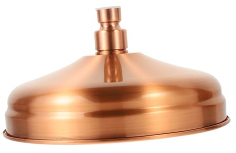 Hochdruck Kupfer Duschkopf - Antik Messing Finish Regensprinkler mit Silikondüse für Luxuriöses Zuhause Badezimmer Erlebnis