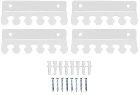 XGOUGUAAU 4 pezzi di fermacavi con 5 slot, organizzatore in acrilico per cavi da scrivania e parete, clip multiuso per la gestione dei cavi di ricarica USB, HDMI, Ethernet e TV (Trasparente)
