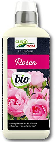 CUXIN DCM Flüssigdünger für Rosen 800 ml - für ca. 125 Ltr. Gießwasser - Rosendünger