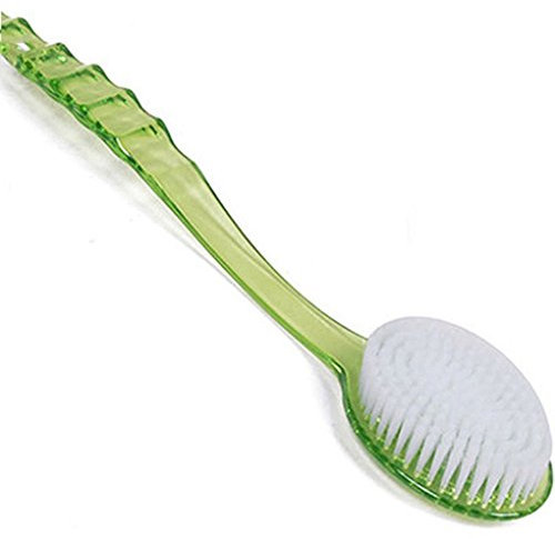 Gemini_mall® Bath Brush Back Scrubber Long Handle Shower Body Brush (Green)