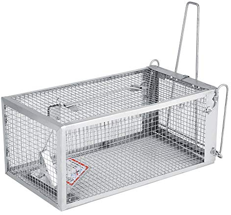 Piège à Souris, Attrape Souris Vivant réutilisable piège à Rats pour Souris et Petits rongeurs, Piège Cage pour Souris respectueux des Animaux Cuisine Maison Grenier Garage 26.2x14x11.4cm