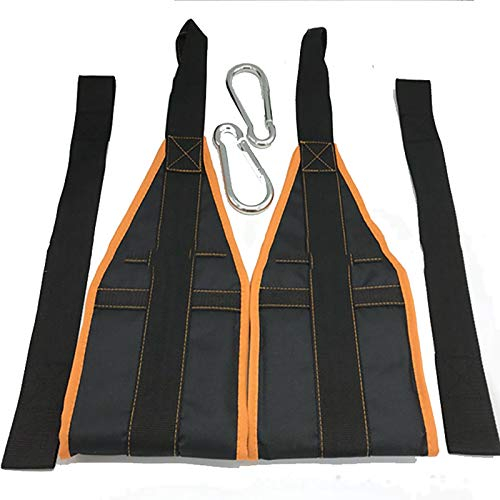 JTRHD Sport-Bauchgurte Bauchmuskeln Cantilever Gürtel Horizontal Bar Pull-Up Suspension Sling Bauchmuskelgürtel for Zuhause Trainingsgeräte (Farbe : Orange, Size : 54cm)