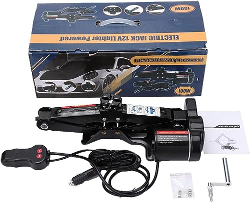 ROGTZ Electric Car Jack Vehicle Scissor Lift Jack Kit 2 Ton Quick Floor Jack Stand Tire Change Repair Tool