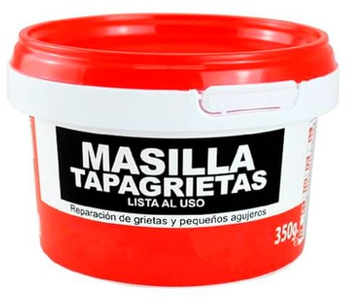 Masilla para madera de relleno y acabados para tapar fisuras, grietas, agujeros en muebles o sillas, uso interior para profesionales, lista para uso inmediato, 250g (Blanco)