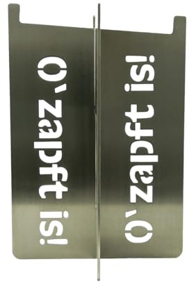 METALLSCHÖNHEITEN 5 Liter Bierfass Ständer aus Edelstahl, Partyfass Halter, Partyfass- Zapfanlage
