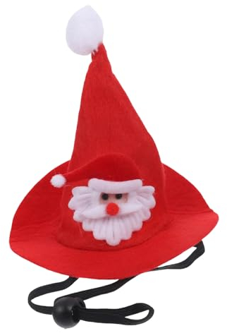 Happyyami Weihnachtsmannmütze Für Haustiere Haustiermütze Mit Glatter Naht Leicht Und Strapazierfähig Geeignet Für Katzen Kleine Hunde Und Welpen Für Haustierpartys Und Feiertage