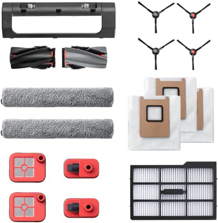 eufy Vacuum Accessories, Accessory Bundle for E25/E28 Omni, Side Brush | Filter, Roller Brush for RoboVac, Dust Bag, Dirty Water Tank Filter