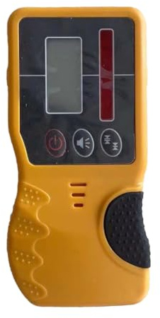 Ricevitore per laser rotativo autolivellante all'aperto, ricevitore laser rotativo con morsetto Heavy Duty e luce