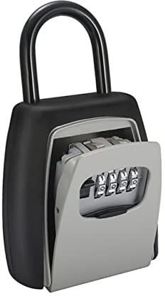 Housoutil Scatola Portachiavi Muro con Combinazione Scatola per Chiavi e Antiruggine Facile Installazione per Casa e Ufficio