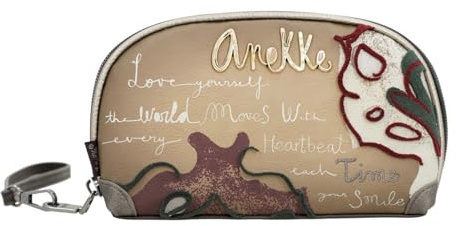 Anekke portafoglio borsa da polso Memories RFID Pouch Multicolor multicolore