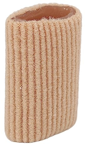 RASTKY Protector de Almohadilla de Maíz de Silicona Suave para Callos de los Dedos, Reduce la Presión del Pie, Funda de 10 Piezas para Trabajadores de Oficina, Atletas, Tubo de Dedo (M)