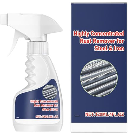 Generico Rimuovi Macchie di Ruggine - Spray da 120 ml Potente e ad Azione Rapida | Rimuovi Ruggine per Autoveicoli | per Casa Cucina Garage Officina Auto Barche e Camper Elimina Macchie e Ossidi