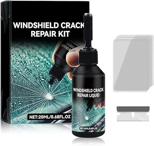 Catnat 2026 Nouveau Windscreen Repair Kit, Colle Pare Brise Voiture Kit Reparation Pare Brise, Windscreen Glue pour Verre Fissures (1 PCS)