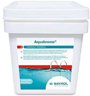 Bayrol - Pastiglie di bromo Aquabrome da 5 kg, 20 g, Colore: Bianco