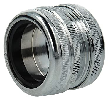 tecuro Kupplung zum Verbinden von Ø 32 mm Siphonrohren, ca. 35 mm Länge, beidseitig Überwurfmutter mit Keildichtung zur sicheren Verbindung