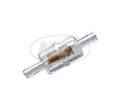 von MZA Benzinfilter 6mm Kunststoff In-Line für Straßenmotorrad, Moped