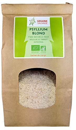 Psyllium Blond bio Graine Sauvage - 250 g - Transit intestinal