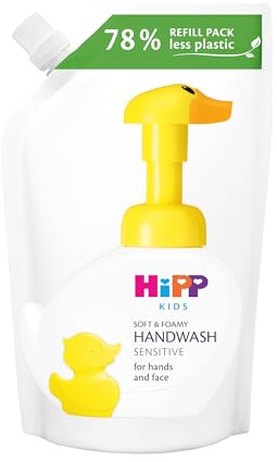 HiPP Kids Soft and Foamy Duck Handwash Refill 250ml (Pack of 6)
