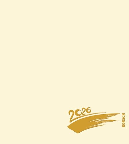 Foto-Malen-Basteln Bastelkalender chamois 2026: Fotokalender zum Selbstgestalten. Do-it-yourself Kalender mit festem Fotokarton. Edle Folienprägung. Format: 21,5 x 24 cm