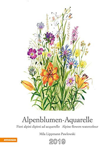 Alpenblumen-Aquarelle Kalender 2019