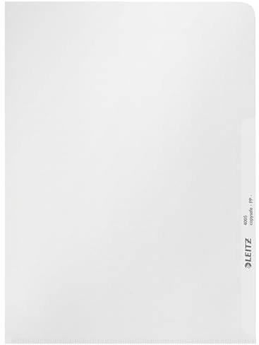 Leitz Sichthülle Standard, A5, PP, genarbt, dokumentenecht, farblos