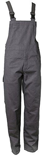 Planam Welder 360 g/m² Bib and Brace Grey