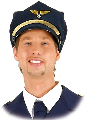 Faschingshut Mütze Flugkapitän
