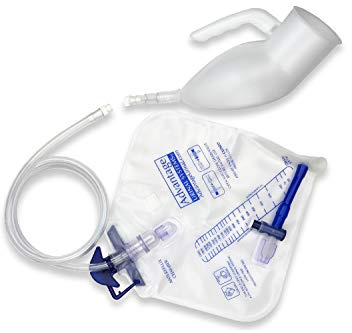 Reusable Portable Standard Male Advantage Urinal System with Spill Proof Collection Bag