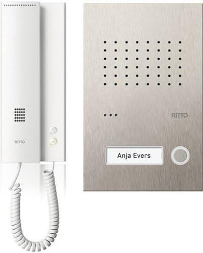 Ritto Türsprechanlage, Acero pur, RGE1818125 | Audio Set für 1-Familienhaus, Edelstahl
