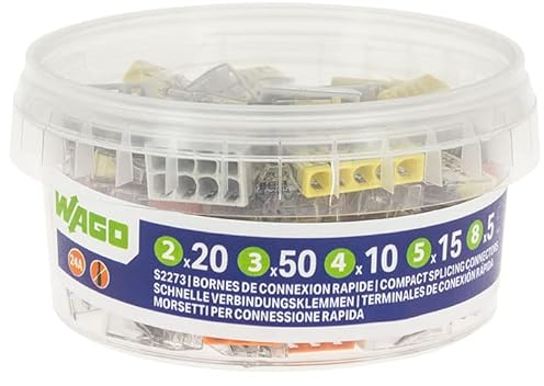 WAGO - S2273 100 morsetti per connessione rapida 2,3, 4, 5 e 8 entrate