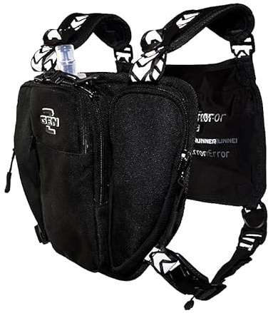 Chest Pack for Skiing – Slim Chest Pack for Skiing and Snowboarding with 17oz Hydration Soft Flask | Ski Front Chest Bag & Ski & Snowboard Chest Pack