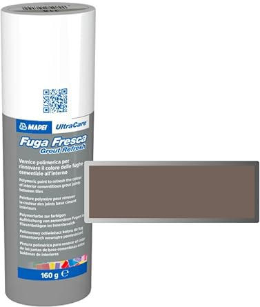MAPEI Ultracare FUGA Fresca Fresh Escape 136 MUD Polymer Paint to Renew The Color of Cement Joints Bottle 160 gr.