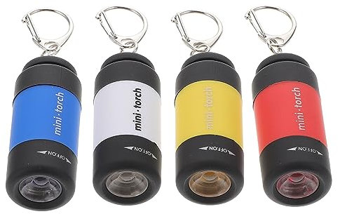 OSALADI 8 Stk Mini-taschenlampe Wiederaufladbare Stiftleuchte Mini-led-schlüsselbundlicht Überlebens-schlüsselanhänger Camping Taschenlampe Für Kinder Led-taschenstiftlicht Tragbar Abs