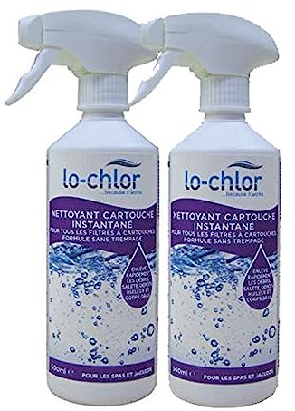 jardiboutique - Lot de 2 Nettoyants de Filtre Cartouche instantané pour Piscine