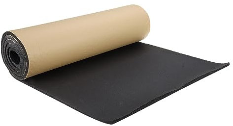 Matériau insonorisant en mousse 1 rouleau de 200 cm x 50 cm 10 mm/6 mm/3 mm pour voiture, camion, isolation phonique anti-bruit, barrière thermique en mousse à cellules fermées (taille : 5 mm, 200 x